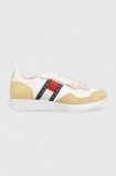 Tommy Jeans sneakers Track Cleat culoarea alb