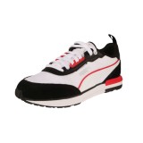 Pantofi sport Puma R22, alb-negru-rosu, mar. 40