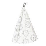 Cumpara ieftin Prosop bucatarie bumbac alb gri Catelusi 80 cm