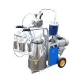 Aparat de muls vaci 1 post 550W, 2240V, 50 Hz, motor 1400 r/min, bidon inox 25L, grup de muls cu 4 mansoane, presiune vid 50 kPa, pulsatii 64 cpm,