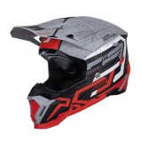 Casca motocross/atv JUST1 J40 MISSION,rosu/gri mat,marime XL Cod Produs: MX_NEW 6060170231004XL