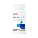 Gnc Vitamin D-3 400 Iu, Vitamina D-3 Naturala 100% Din Lanolina 400 Ui, 100 Tb