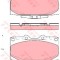 Set placute frana,frana disc SUBARU FORESTER (SF) (1997 - 2002) TRW GDB3307
