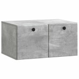 vidaXL Oglindă TV montată pe perete Gri Beton 59,5 x 41 x 30 cm 899188