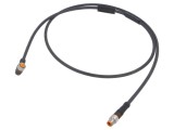 Cablu PUR 1m pentru senzori și automatizări LUMBERG RSMV 3-RKMWV/LED A 3-224/1 M
