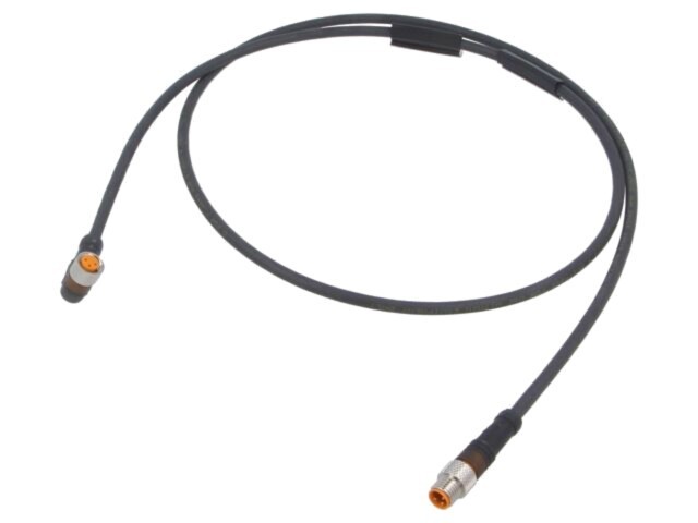 Cablu PUR 1m pentru senzori și automatizări LUMBERG RSMV 3-RKMWV/LED A 3-224/1 M
