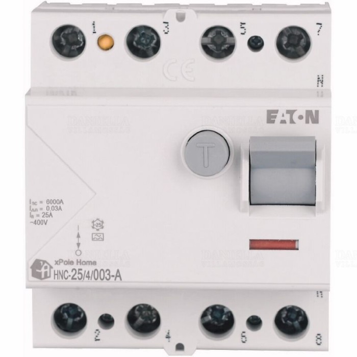 Diferential 25A 4P 30mA 6kA Xpole Eaton HNC-25 4 003-A