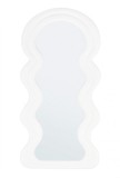 Oglinda perete mdf alb 48x2.5x96 cm
