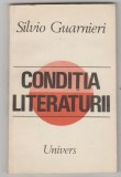 bnk ant Silvio Guarnieri - Conditia literaturii