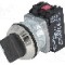 Intrerupator rotativ, 2 pozitii, 30mm, seria NEF30, PROMET - NEF30-PSXY
