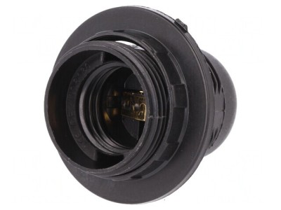 Dulie E27 cu Flanșă Neagră 41mm x 61mm foto