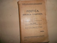 Poetica. Retorica. Compozitii. clasa V a M.Carp foto