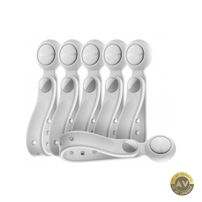 Organizator Cabluri Joyroom JR-ZS422 Magnetic Set 6 Bucati Alb