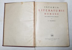 G. Călinescu - Istoria literaturii rom&acirc;ne dela origini p&acirc;nă &icirc;n prezent - Princeps - 1941