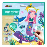 Set creativ - Stick &#039;n&#039; Play- Animale polare si marine | Avenir