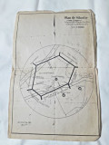 Harta, Plan de Situatie al Poligonului de Influenta si Anuntarea Sondei nr.7 Predescu, 1945