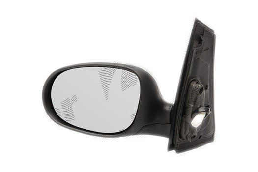 Oglinda exterioara Ford Ka (Ru8), 10.2008-, partea Dreapta, culoare sticla crom, sticla convexa, cu carcasa grunduita, cu incalzire, ajustare electri