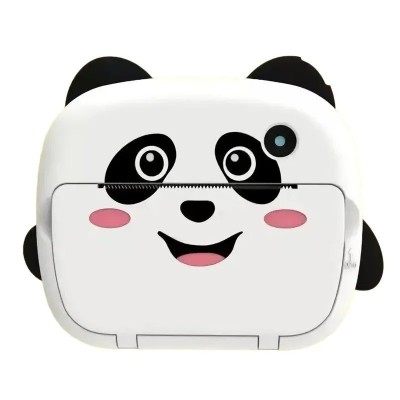 Camera foto-video digitala pentru copii, THD Pixels KX-03, comunicare Wifi, imprimanta termica, rezolutie 12 megapixeli, model Panda foto