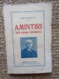Amintiri din prima tinerețe de Radu Rosetti, 1927