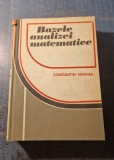 Bazele analizei matematice Constantin Meghea