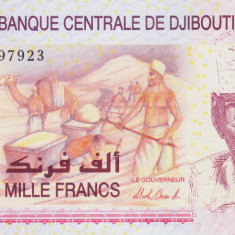Bancnota Djibouti 1.000 Franci (2005) - P42 UNC