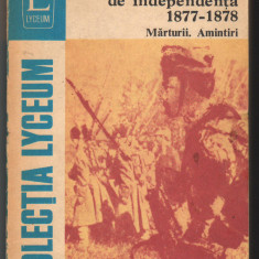 (C3085) 0 ISTORIE TRAITA A RAZBOIULUI DE INDEPENDENTA 1877-1878 ;1979