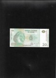 Congo 20 Francs 2003 Bancnota UNC, Seria 1897681, Africa