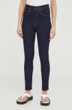 Levi&#039;s jeans RETRO HIGH SKINNY femei, culoarea albastru marin A5758