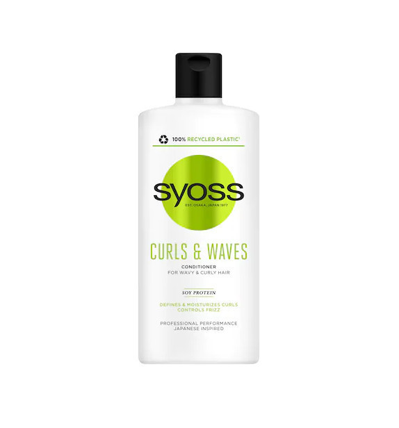 Balsam Syoss Curls&amp;amp;Waves pentru par ondulat, 440 ml