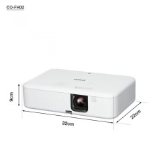 Proiector Epson CO-FH02, 3LCD, 3.000 lumeni/ 2.000 lumeni Ecomode, FHD,