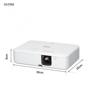Proiector Epson CO-FH02, 3LCD, 3.000 lumeni/ 2.000 lumeni Ecomode, FHD, foto