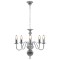 Candelabru, argintiu, 5 becuri E14 - 2