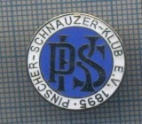 AX 932 INSIGNA -TEMA CANINA - PINSCHER-SCHANAUZER -KLUB 1895 -PT COLECTIONARI