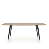 Cumpara ieftin Masa de conferinte IRON Stejar 210 x 110 x 75 cm