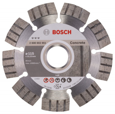 Bosch Best disc diamantat 125x22.23x2.2x12 mm pentru beton foto