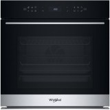 Cuptor incorporabil Whirlpool WOI78PT1SXA, Electric, Autocuratare pirolitica + hidrolitica, 73 l, Clasa A+, 6th Sense, inox