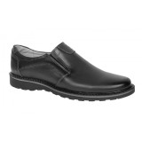 Pantofi barbati casual din piele naturala Negru GKR480EN