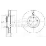 Disc frana CHEVROLET CAPTIVA (C100, C140) (2006 - Prezent) KRIEGER 0950004309