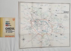 GHIDUL traseelor de transport in comun din Bucuresti perioada R.S.R + Harta