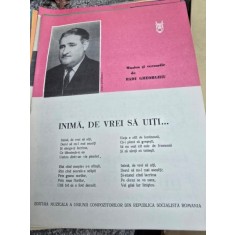 Partitura, Inima de vrei sa uiti - Radu Gheorghiu