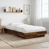 Cumpara ieftin Cadru de pat la sol Lemn vechi 80 x 210 cm Lemn prelucrat