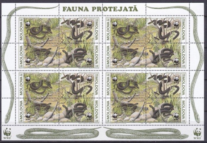 DB1 Fauna WWF Moldova Serpi MS MNH
