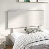 VidaXL Tăblie de pat, alb, 139x6x82,5 cm, lemn masiv de pin 819166