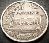 Cumpara ieftin Moneda exotica 2 FRANCI - POLYNESIE / POLINEZIA, anul 1975 * cod 59 = excelenta, Australia si Oceania