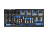 Set Capete Șurubelniță 107 Buc. &icirc;n Inserție din Spumă