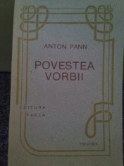 Anton Pann - Povestea vorbii (Editia: 1991) foto