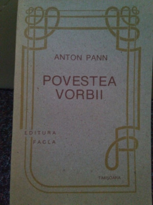 Anton Pann - Povestea vorbii (1991) foto