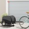 vidaXL Remorcă pentru biciclete, negru, 45 kg, fier 94150