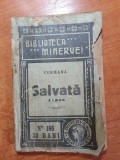 Biblioteca Minervei - Salvata! Roman 1914, Carte Veche