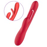 Vibrator LoveS Rabbit Flapping Red